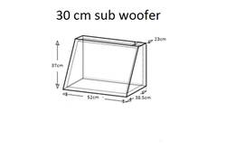 30 cm Boş Yazısız Subwoofer Kabini - 2