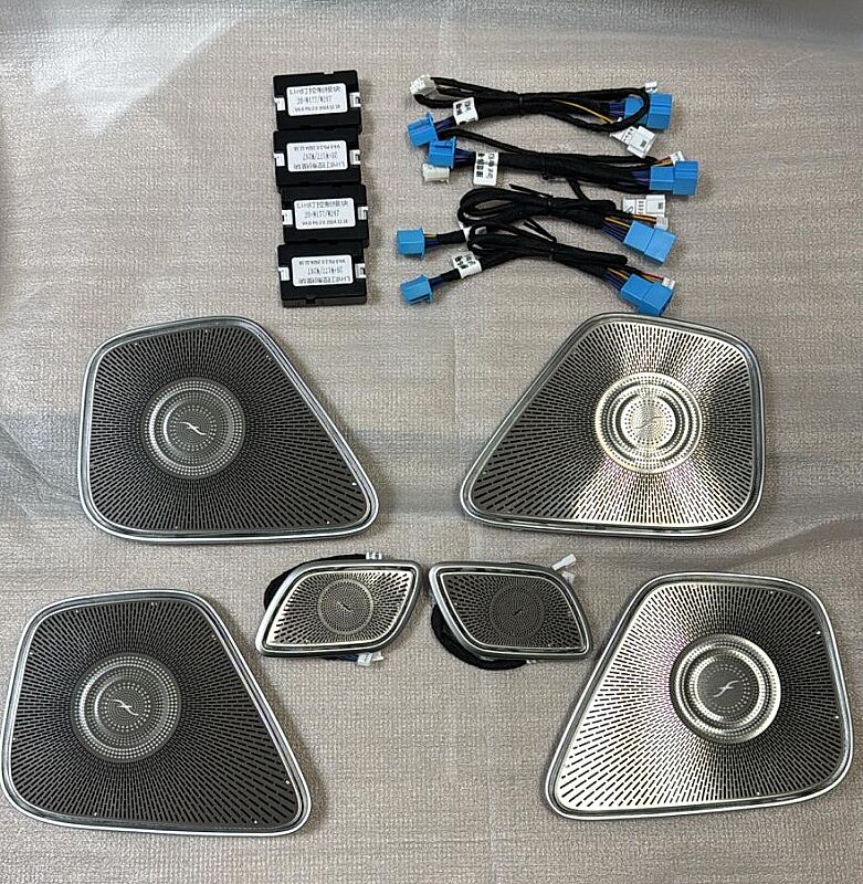 Mercedes Benz A Class W177 GLB X247 CLA W118 GLA H247 Kapak Takımı 6 Parça Kenar ve Orta Işıklı - 1