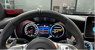 Mercedes Benz C Class W205 Car Play Hayalet Gösterge Ekranı - 1