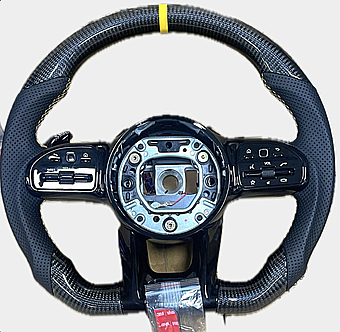 Mercedes Benz Carbon Sarı Manyetikli Direksiyon - 1