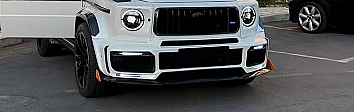Mercedes Benz G Class Carbon Ön Lip - 1