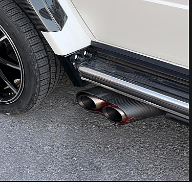 Mercedes Benz G Class Işıklı Egzoz Başlığı - 2