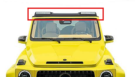 Mercedes Benz G Class Roket Carbon Tavan Led - 3
