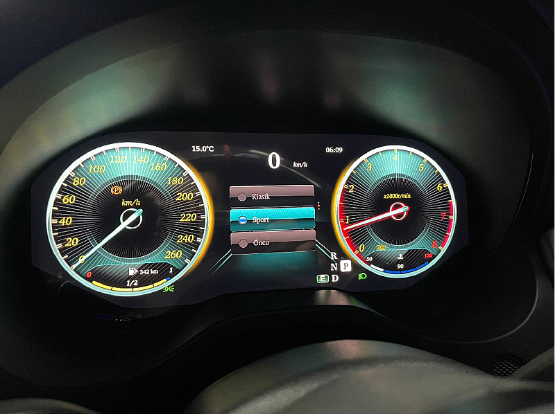 Mercedes Benz GLA 15-19 CLA W117 13-19 A W176 13-17 Linux Hayalet Gösterge Ekranı - 1