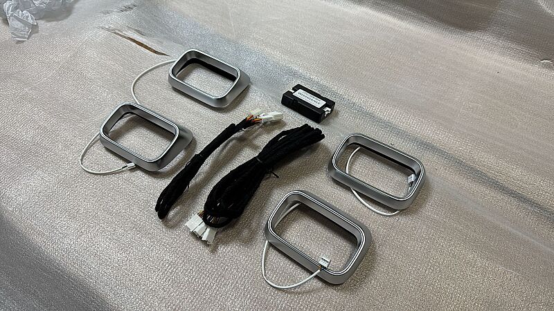 Mercedes Benz GLE GLS W167 Kare Model 4 parça Kapak Front Airvent  - 4