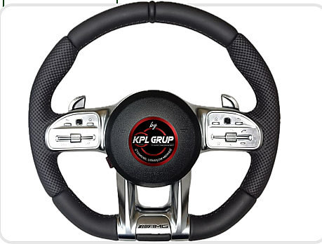 Mercedes Benz Amg Deri Orjinal Tuşlu Direksiyon - 1