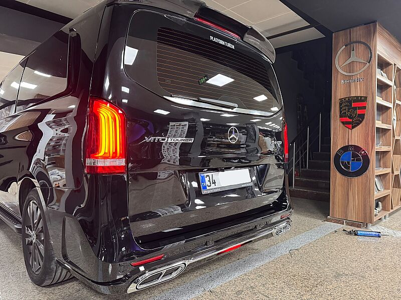 Mercedes Benz Vito W447 2016-2023 Ön Arka Tampon Seti Işıklı Panjur Model 2 - 5