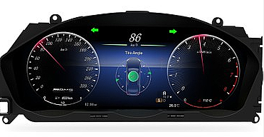 MERCEDES BENZ W204 C Class 08-10  Linux Hayalet Gösterge  - 1