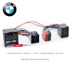 Bmw Araçlara Uyumlu İso T Kablo Orjinal Dönüştürme Soketi - 1