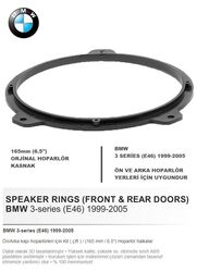 Bmw E46 Araçlara Ön Arka Kapı Yerlerine 16 Cm Hoparlör Kasnağı - 2
