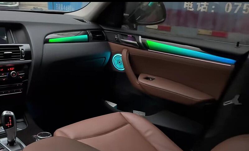 BMW X3 X4 12 17 Trimli Rainbow İç Ambiyans Aydınlatması - 3
