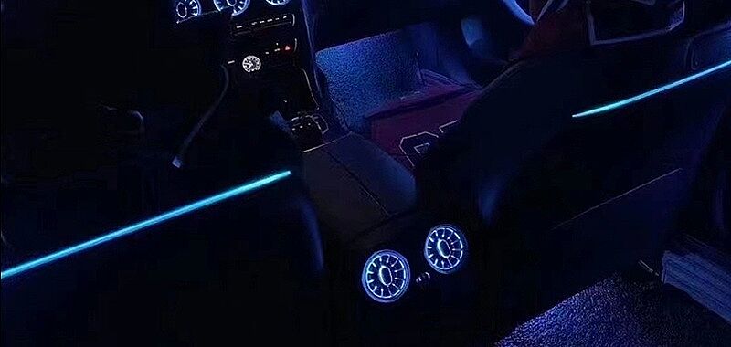 Mercedes Benz C Class W205 GLC X253 Koltuk Arkası Led 3 renk - 2