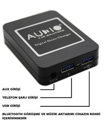 Citroen Araçlara Uyumlu Bluetooth-Usb-Aux-SD Kart Aparatı - 3