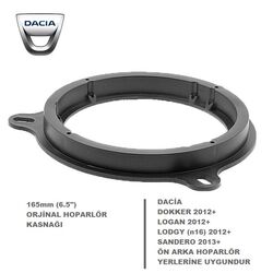 Dacia Araçlara Ön Arka Kapı Yerlerine 16 Cm Hoparlör Kasnağı - 1