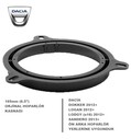 Dacia Araçlara Ön Arka Kapı Yerlerine 16 Cm Hoparlör Kasnağı - 2