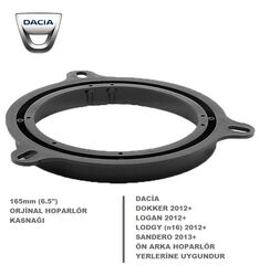 Dacia Araçlara Ön Arka Kapı Yerlerine 16 Cm Hoparlör Kasnağı - 2