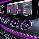 Mercedes Benz E-Class W213 Işıklı Ön Havalandırma Seti - 3
