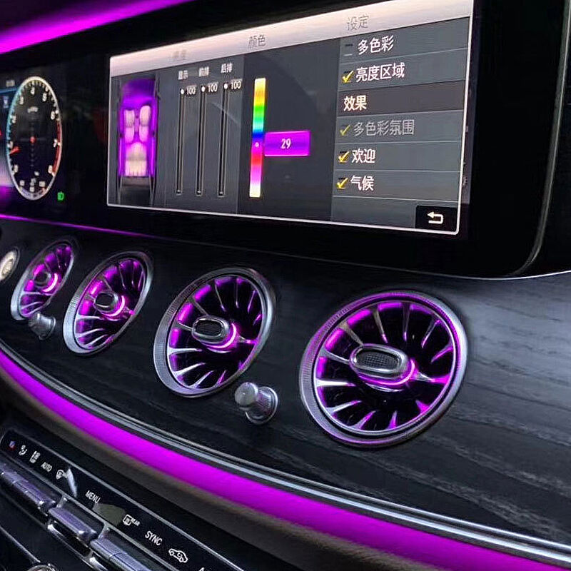 Mercedes Benz E-Class W213 Işıklı Ön Havalandırma Seti - 3