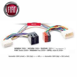 Fiat Sedici 2006-& İso T Kablo Dönüştürme Soketi - 1
