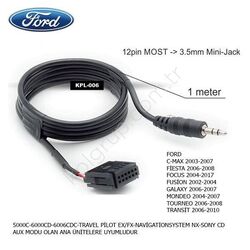 Ford Araçlara Uyumlu Orjinal Soketli Aux Kablosu - 1