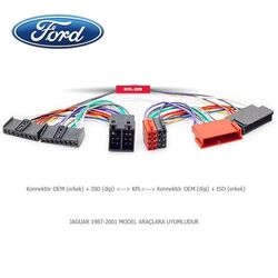 Ford Araçlara Uyumlu İso T Kablo Orjinal Dönüştürme Soketi - 1