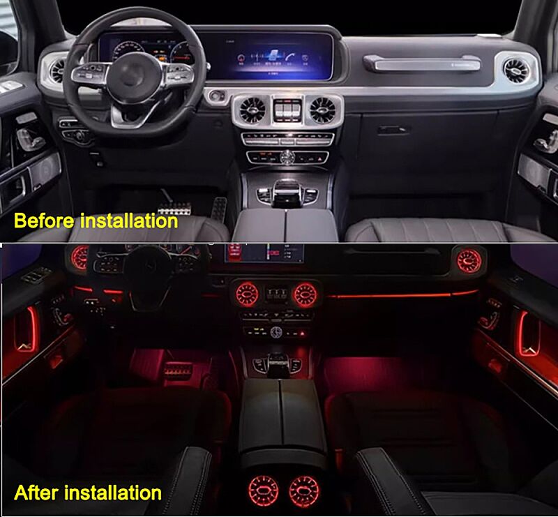 Mercedes Benz G-Class W464 W465 580EQ Işıklı Ön Havalandırma Seti  - 3