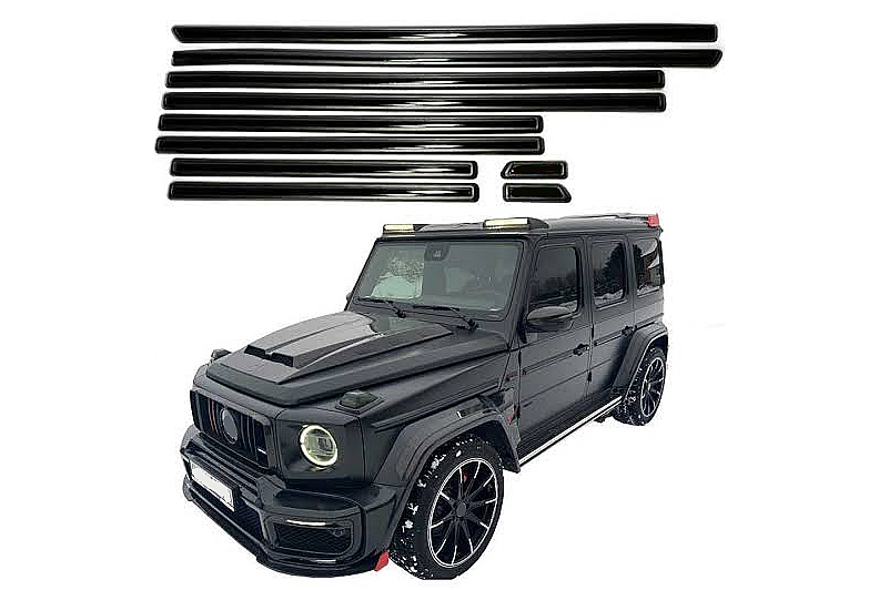 Mercedes Benz G Class W464 Yan Çıta Seti Carbon - 1