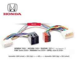 Honda 1999- ve Üstü İso T Kablo Orjinal Dönüştürme Soketi - 1