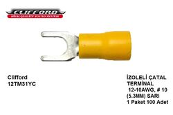 İZOLELİ ÇATAL TERMİNAL Clifford 12TM31YC - 1