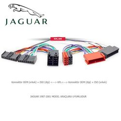 Jaguar Araçlara Uyumlu İso T Kablo Orjinal Dönüştürme Soketi - 1