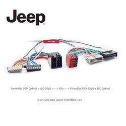 Jeep Araçlara Uyumlu İso T Kablo Orjinal Dönüştürme Soketi - 1