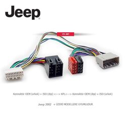 Jeep Araçlara Uyumlu İso T Kablo Orjinal Dönüştürme Soketi - 1