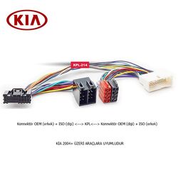 Kia Araçlara Uyumlu İso T Kablo Orjinal Dönüştürme Soketi - 1