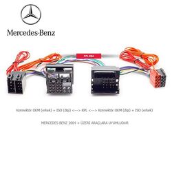 Mercedes 2004 Ve Üzerine İso T Kablo Orjinal Dönüştürme Soketi - 1