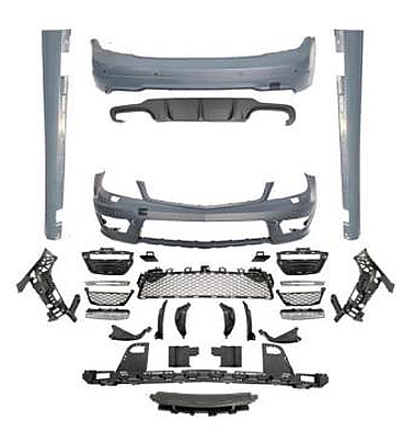 Mercedes Benz C Class W204 C63 AMG Body Kit - 1