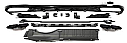 Mercedes Benz C Class W206 C63 AMG Siyah Arka Difüzör Tips 3 Paket