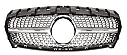 Mercedes Benz CLA Class W117 13-15 Diomand Grille Silver Panjur