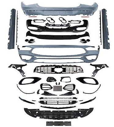 Mercedes Benz CLA Class W118 2019+ CLA45 Ön Tampon Body Kit - 1