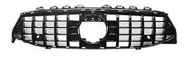 Mercedes Benz CLA Class W118 2019+ GT Grille Silver Panjur - 1