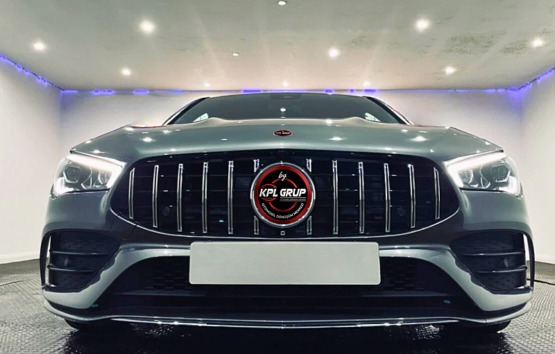 Mercedes Benz CLA Class W118 2019+ GT Grille Silver Panjur - 2