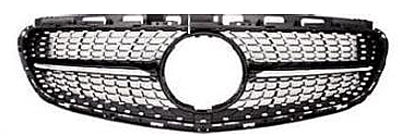 Mercedes Benz E Class W212 Diamond Grille Amg Black Panjur - 1