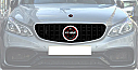Mercedes Benz E Class W212 GT Grille Black Panjur - 2