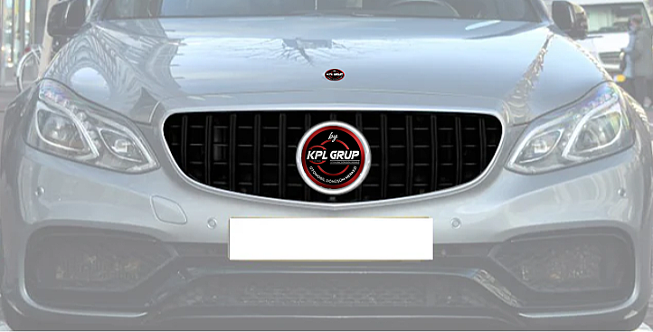 Mercedes Benz E Class W212 GT Grille Black Panjur - 2