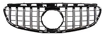 Mercedes Benz E Class W212 GT Grille Silver Panjur - 1