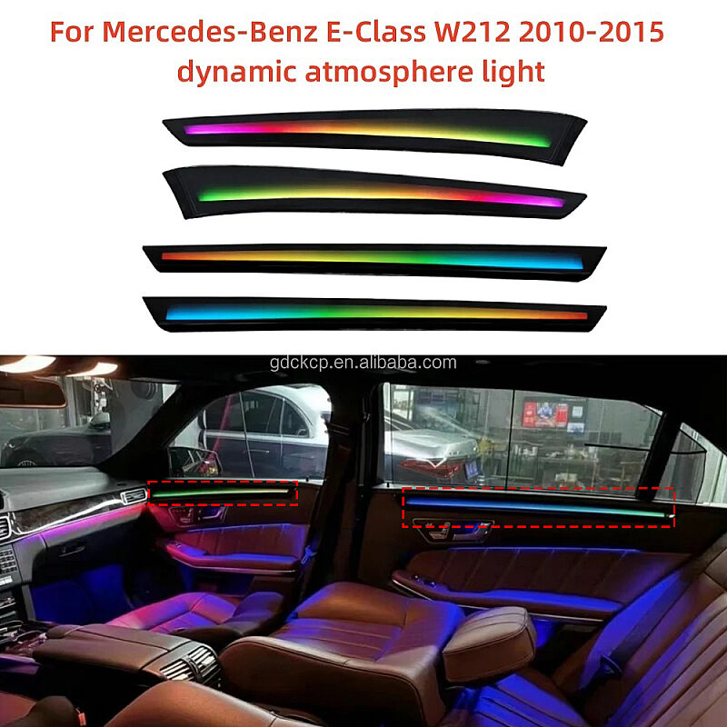 Mercedes Benz E Class W212 W213 Görünüm Yan Trim Ambiyans Seti - 3