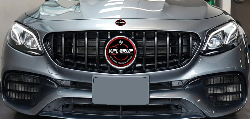 Mercedes Benz E Class W213 E63 GT Grille Black Panjur - 2