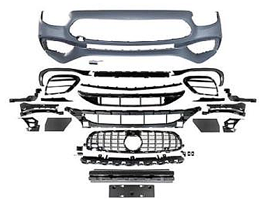 Mercedes Benz E Class W213 Ön Tampon Yükseltme 2021 E 63 AMG Body Kit - 1