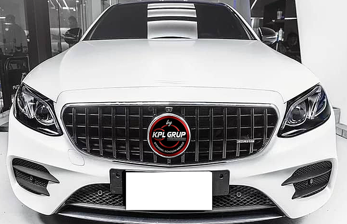 Mercedes Benz E Class W213 GT Grille Black Panjur - 2