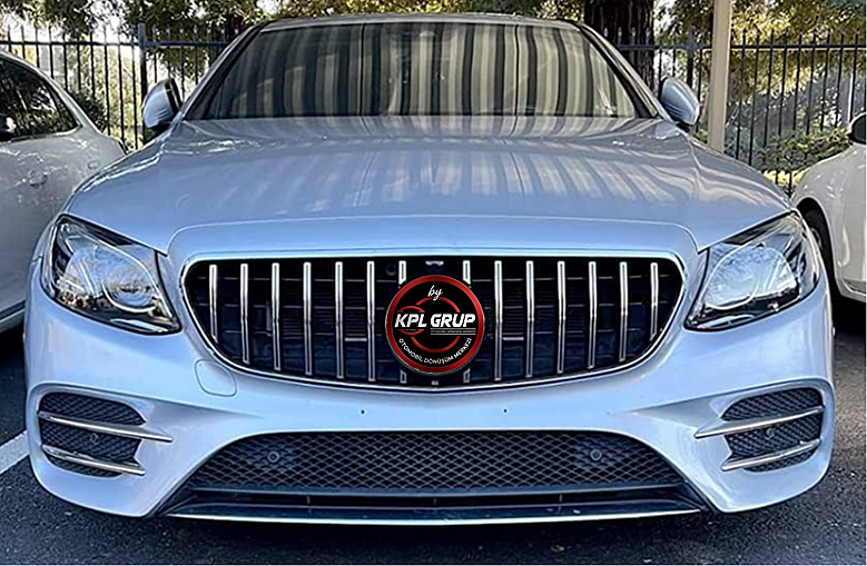 Mercedes Benz E Class W213 GT Grille Silver Panjur - 2
