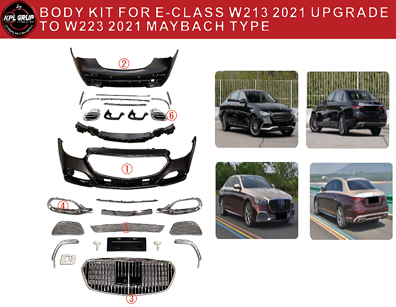Mercedes Benz E Class W213 Uprade to Maybach 2021- - 2